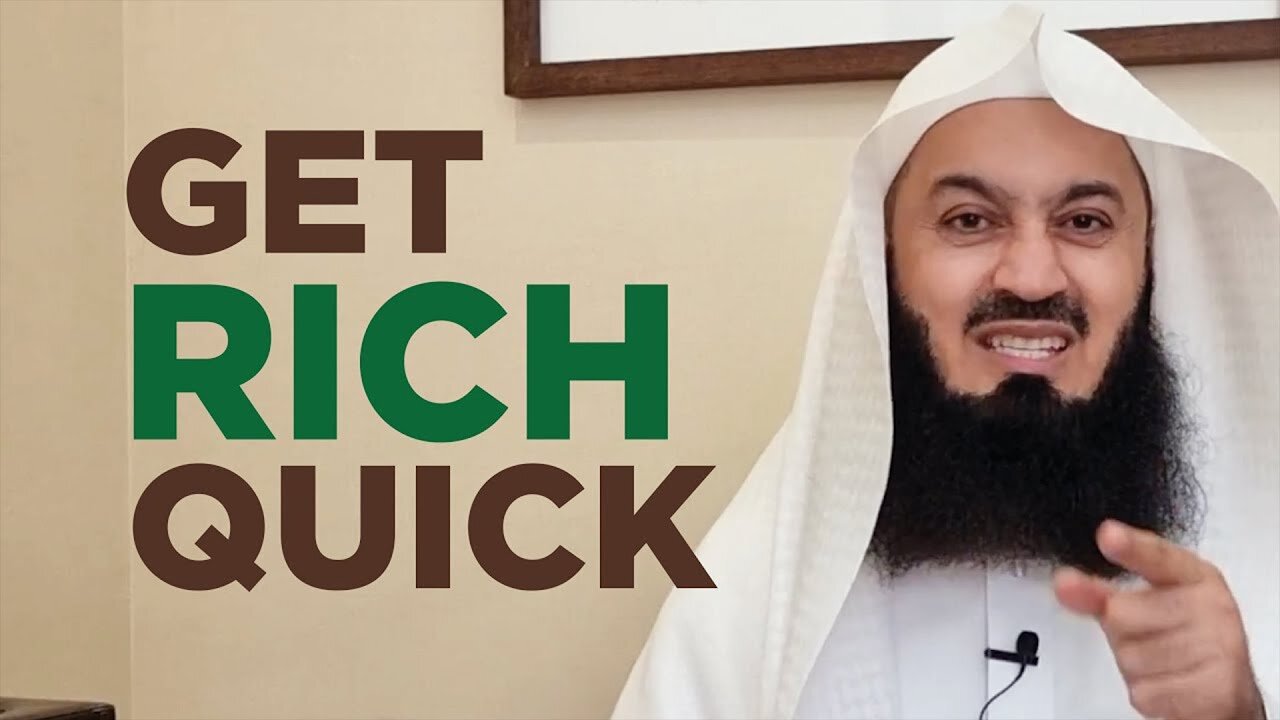 How To Get Rich Quick - By Mufti Menk| With Big Subtitles