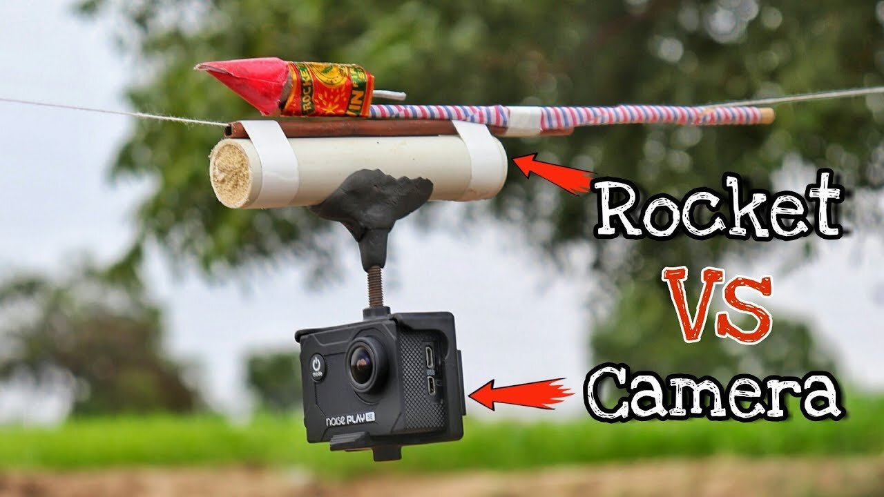 Rocket vs Camera - Will it Survive ? Experiment