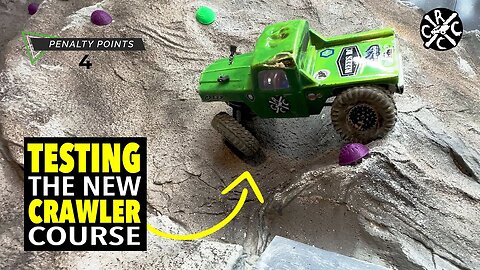 Testing the Mini RC Crawler Course Layout