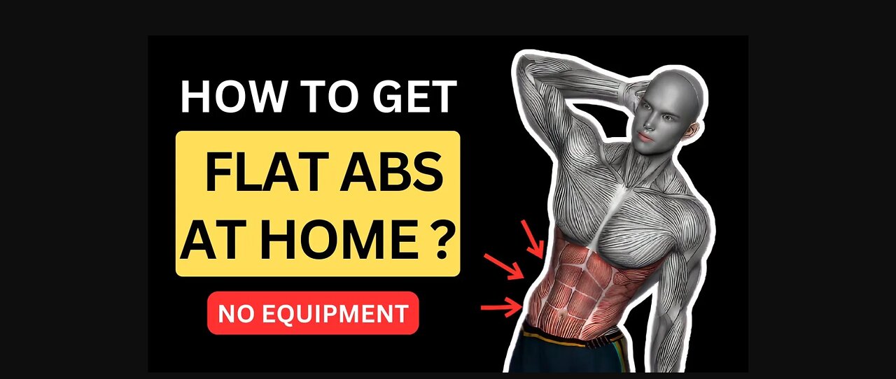 7 Easy Home Abs Workout for Beginners Without Equipments | Flex Up