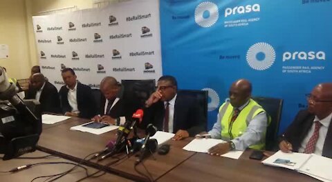 South Africa - Pretoria - 05 June 2019 - Minister of Transport on train accidents (UPN)
