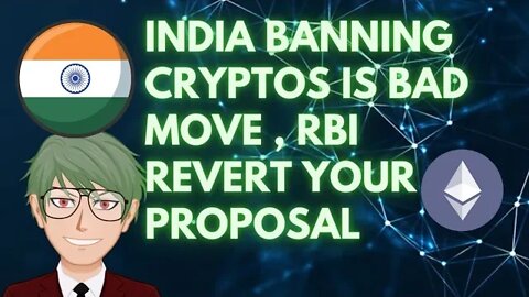 INDIA MUST NOT BAN CRYPTOCURRENCIES, AN ECONOMIC OPPORTUNITY SACRIFICE BY RESERVE BANK OF INDIA #btc