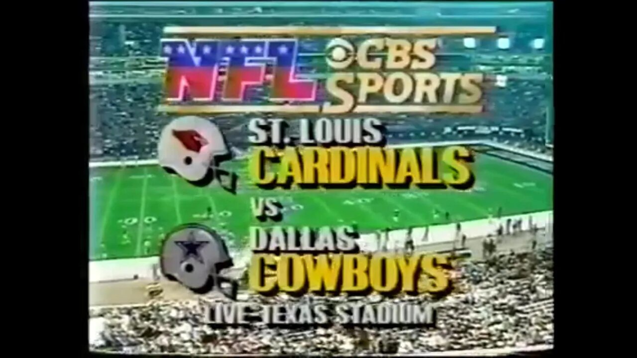 1987-12-27 St. Louis Cardinals vs Dallas Cowboys