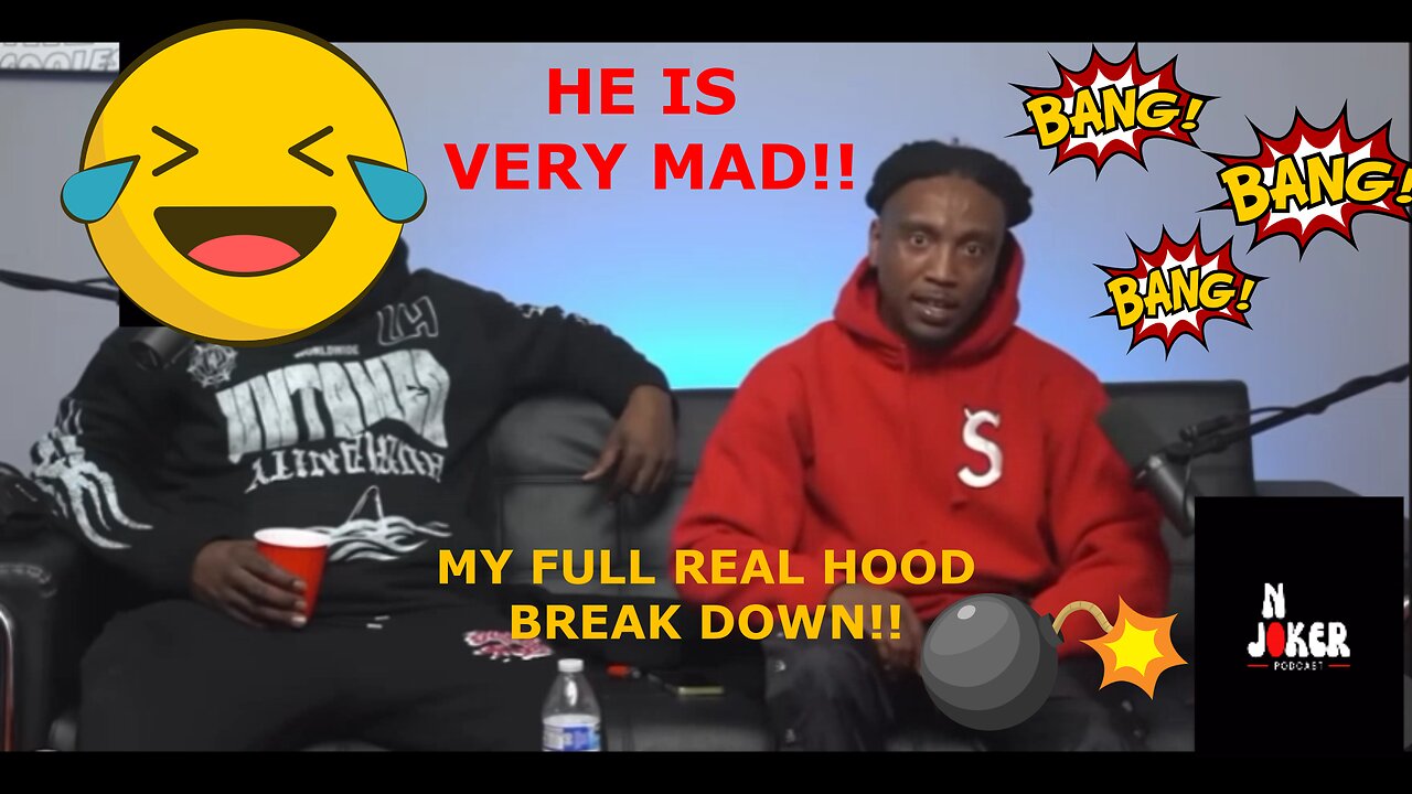 BRICC BABY...REACTION TO HIS CRASH OUT ON "NO JUMPER"....A REAL BREAKDOWN...