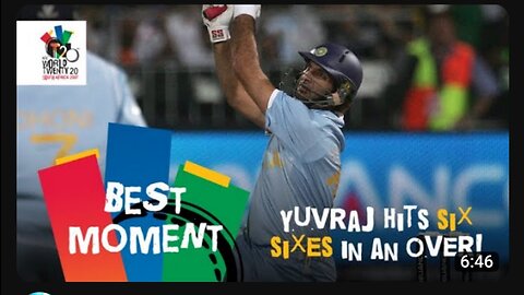 Yuvraj hit Six Sixes in an over against England 2007