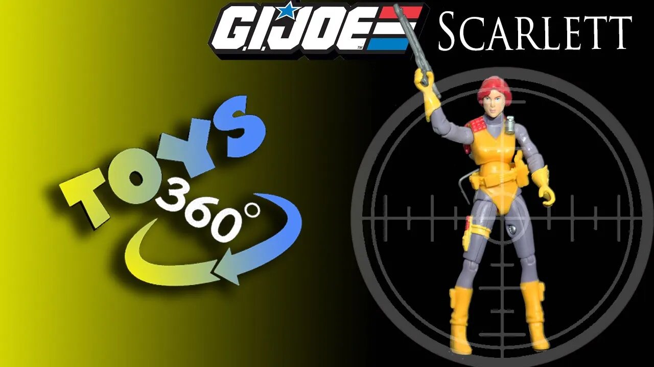 GIJoe Scarlett 25th - video 360º action figure #shorts