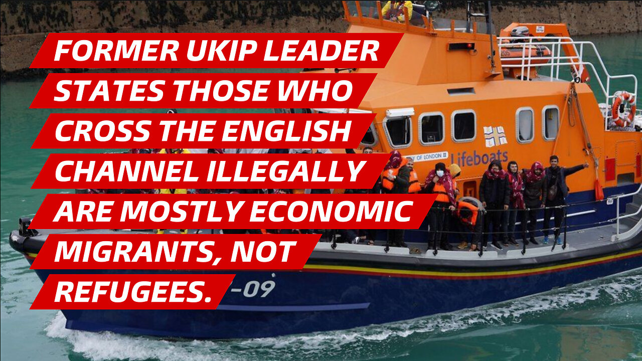 Those who cross the English Channel illegally are mostly economic migrants, not refugees.