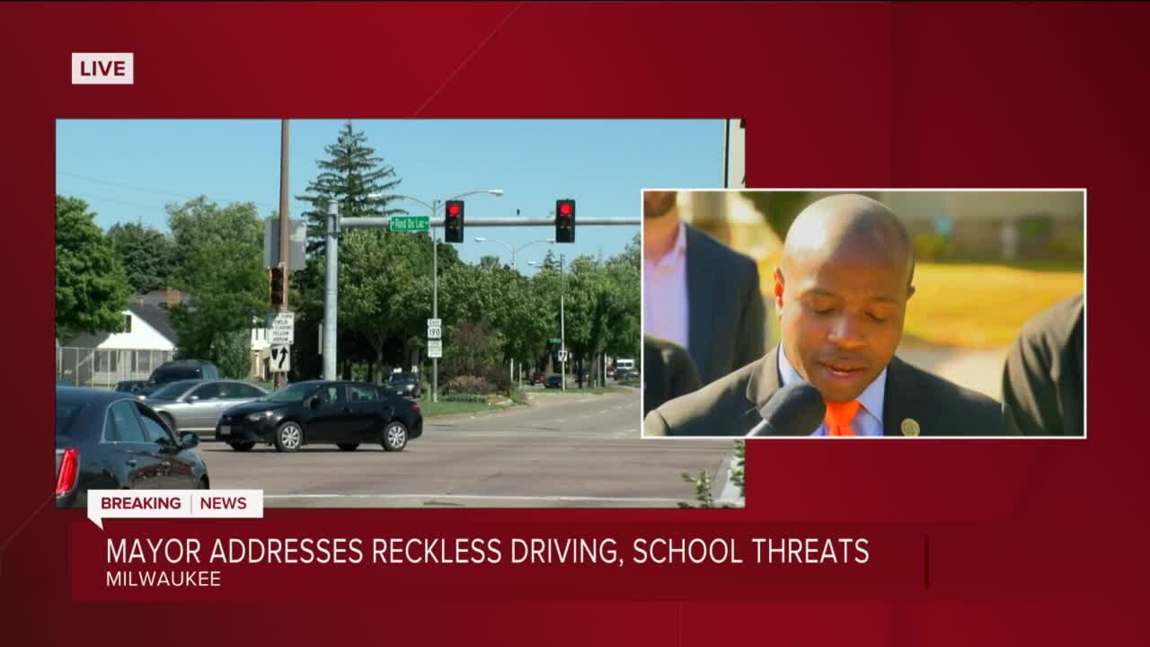 Mayor Johnson kicks off reckless driving mitigation project construction