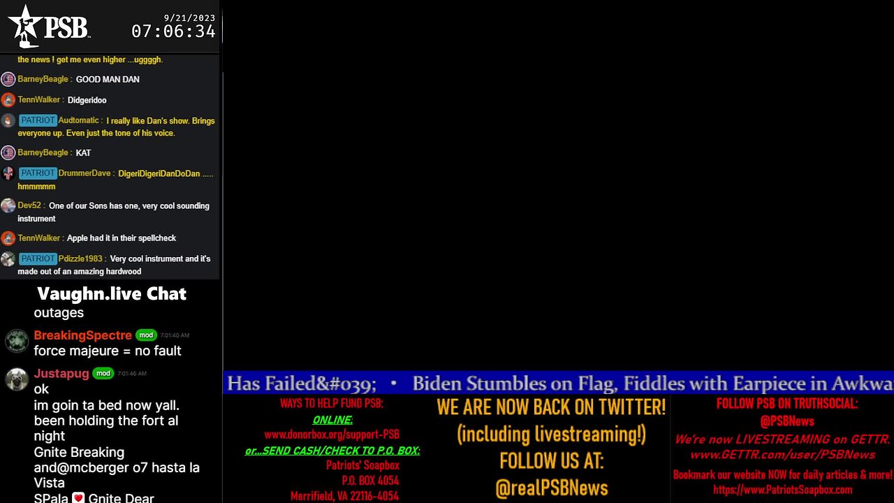 2023-09-21 07:00 EDT - Patriots Soapbox AM: with MykelJaye, SkyeBreeze