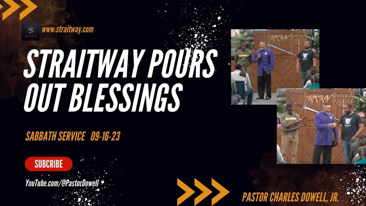 Sabbath Service 2023-09-16 | Straitway Pours Out A Blessing |