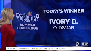 Sarah's Walking Club Summer Challenge Tuesday Winner