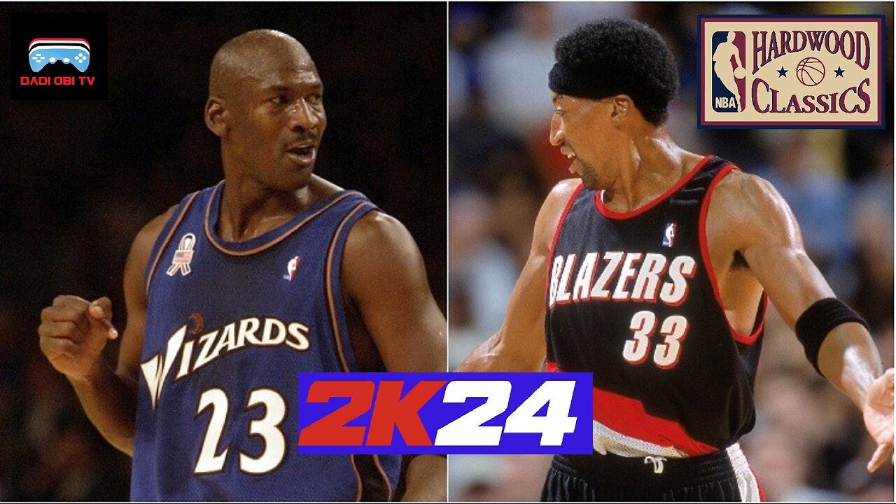 HARDWOOD CLASSICS '02 WASHINGTON WIZARDS VS '02 PORTLAND TRAIL BLAZERS NBA 2K24 CURRENT GEN