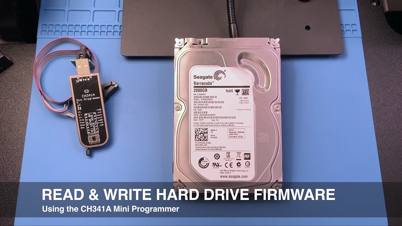 How to Read & Write Hard Drive & Computer BIOS Firmware to SPI Flash Memory Using CH341a Programmer