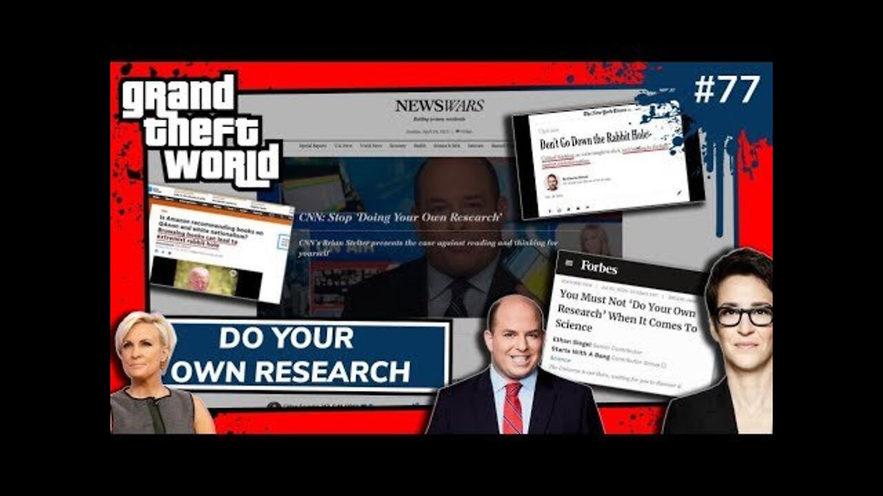 Do Your Own Research | Grand Theft World Podcast 077 Preview