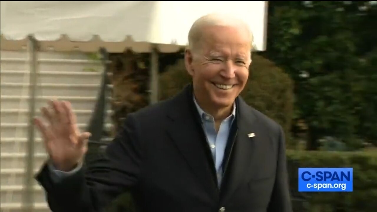 Biden Laughs and Walks Away When Asked About China COVID Origins