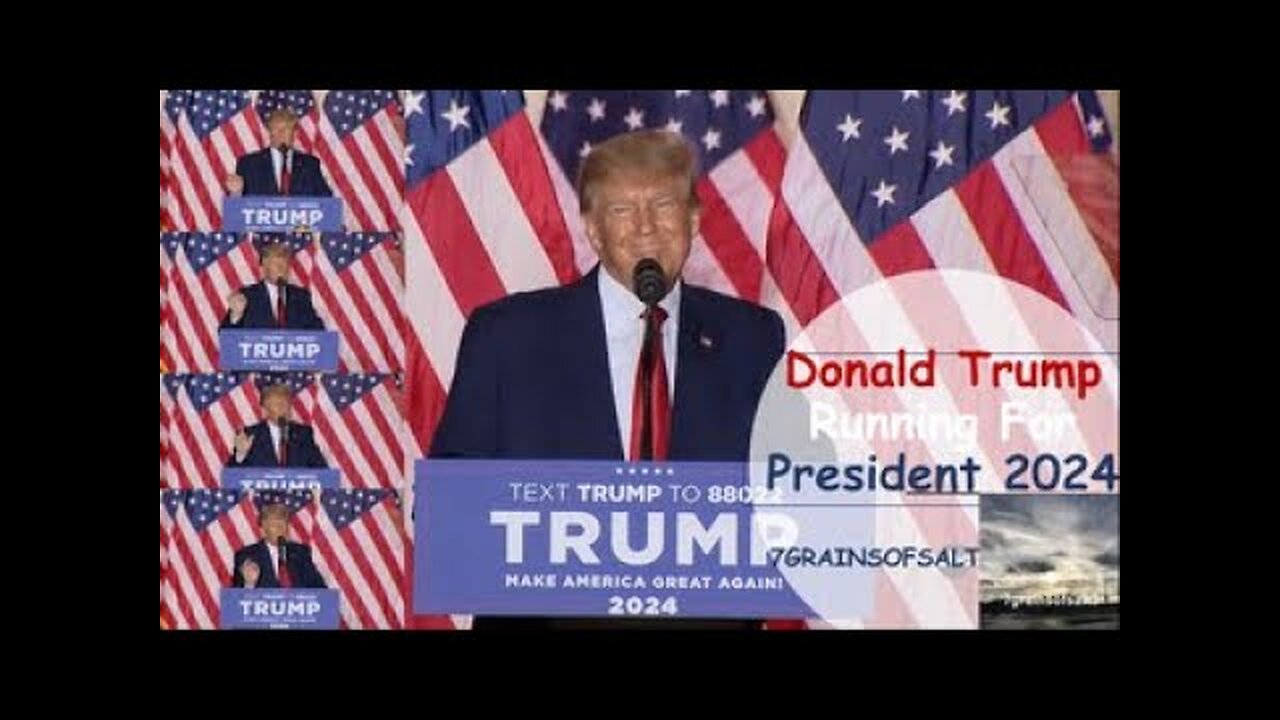 Donald Trump Running For President 2024