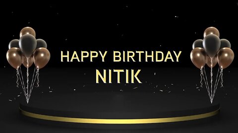 Wish you a very Happy Birthday Nitik