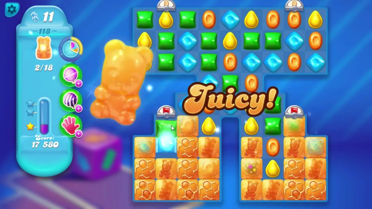 Candy Crush Soda Saga Level 118