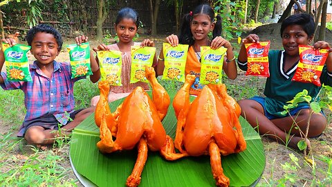 KURKURE CHICKEN | Kurkure Fried Chicken | Crispy Kurkure Chicken Recipe | Village Fun Cooking