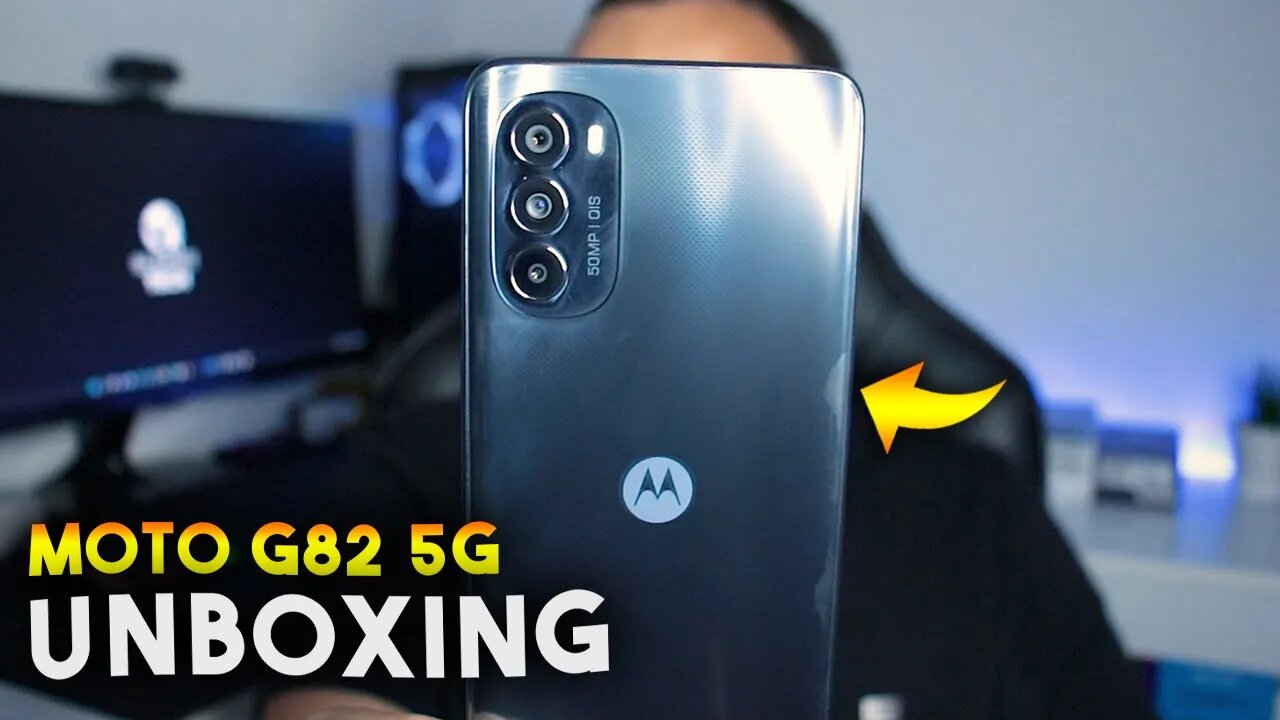 Moto G82 5G, com SOM ESTÉRIO e TELA AMOLED! Unboxing e Impressões