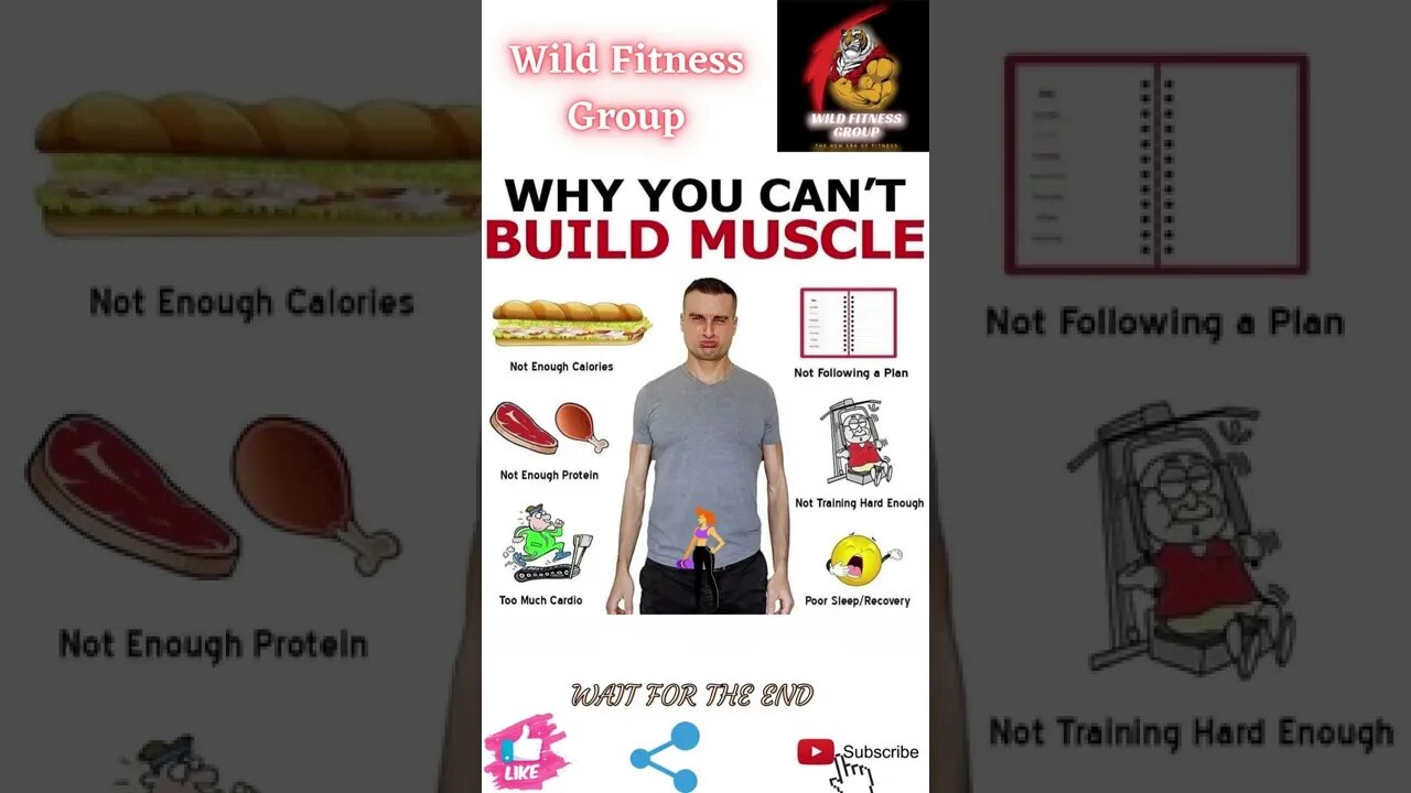 🔥Why you cant build muscle🔥#shorts🔥#wildfitnessgroup🔥20 April 2022🔥