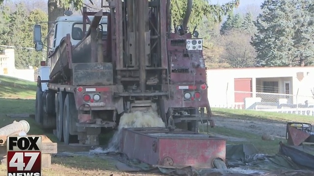 Crews working on feature at Cascades in Jackson