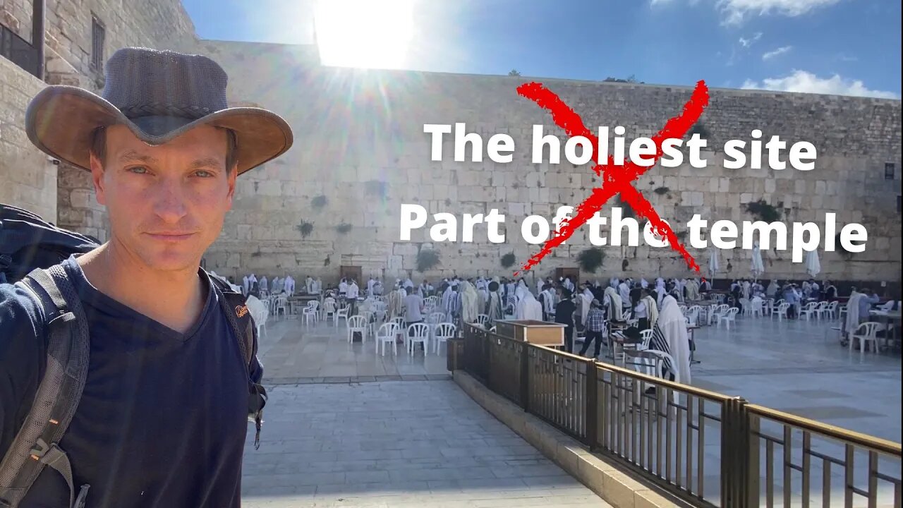 What is the Western Wall? (Not the holiest site. Not part of the temple)