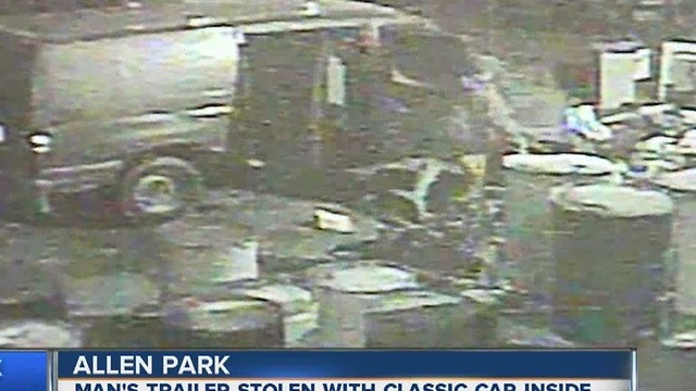 Man hopes surveillance video will help recover stolen classic car