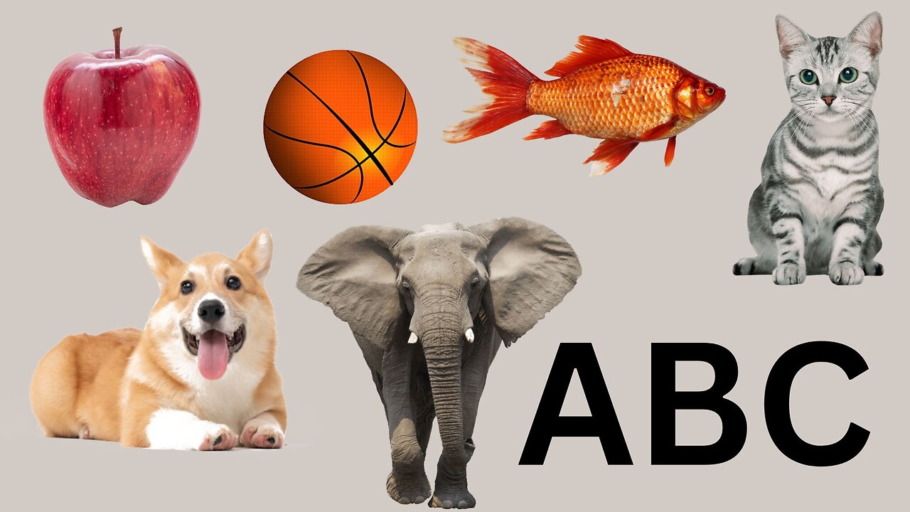 A For Apple B For Ball | ABCD | Learn Alphabet