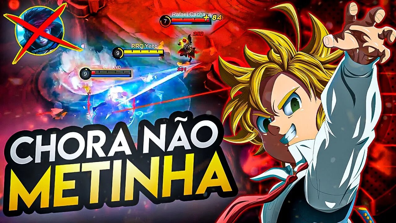 PEGUEI O ASS@SS1NO MECANIQUEIRO PRA COUNTERAR O METINHA | MOBILE LEGENDS