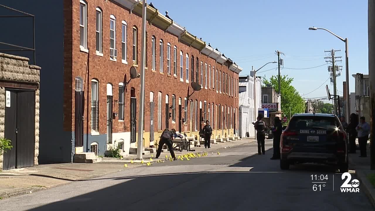 One killed, three others injured after more than 60 shots fired in East Baltimore