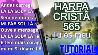 Harpa Cristã 565 - Tu és meu - Cifra melódica