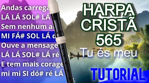 Harpa Cristã 565 - Tu és meu - Cifra melódica