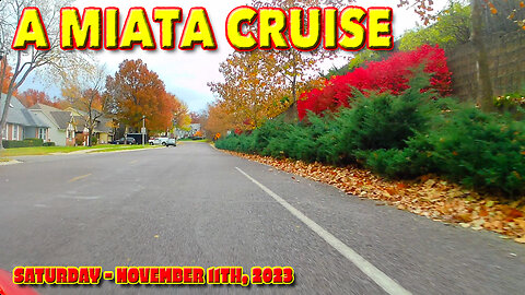 A Miata Drive To The Hospital - November 11th, 2023