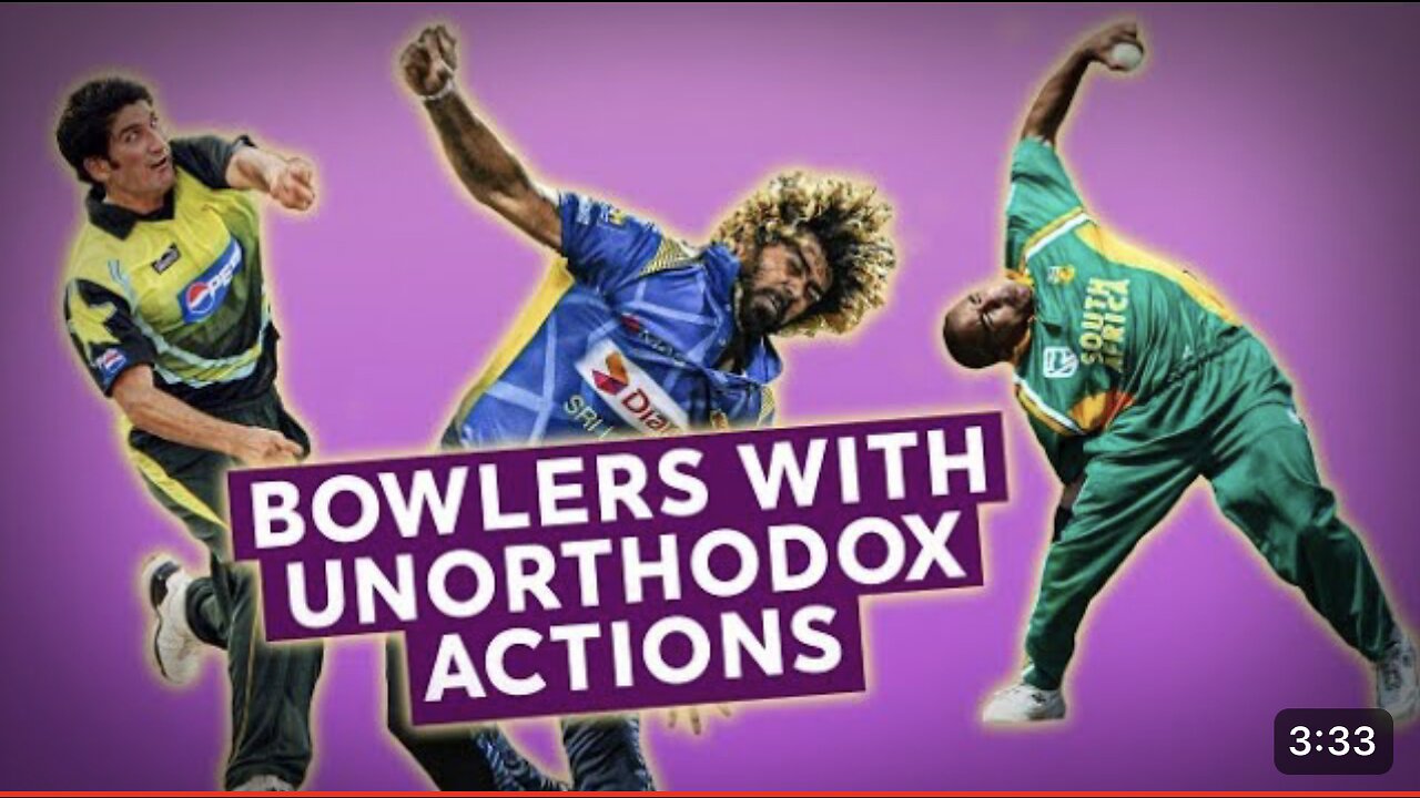 Bowlers with unorthodox actions