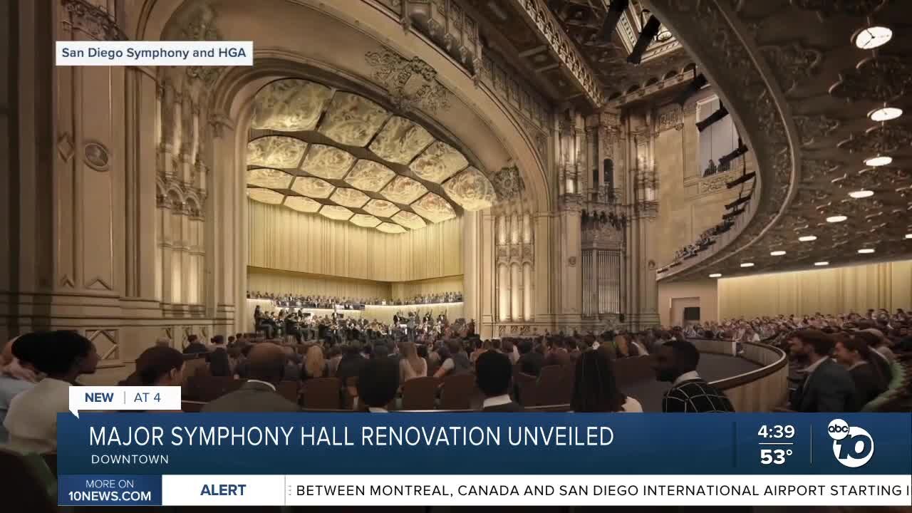 Major renovation planned for Copley Symphony Hall