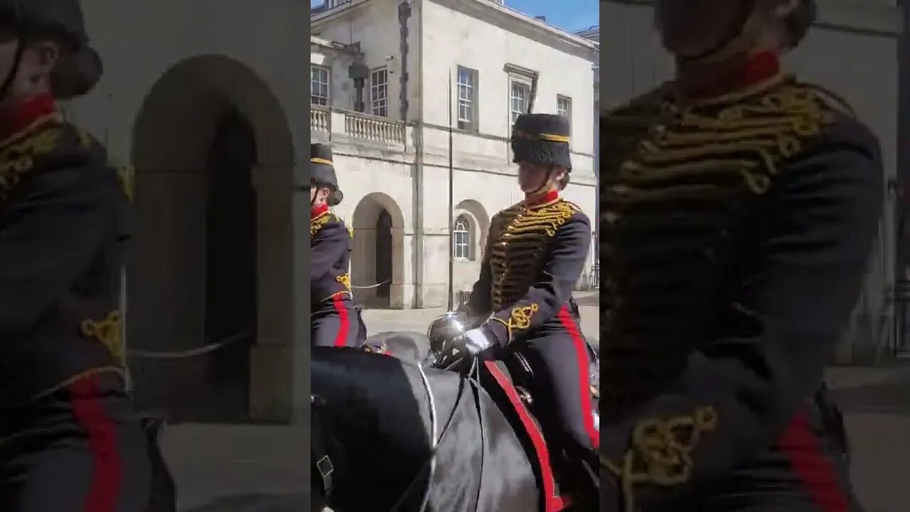 Kings troop on horseback #horseguardsparade