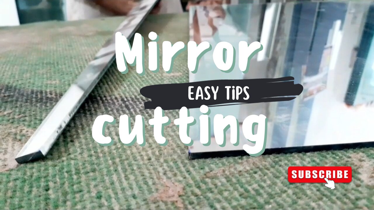 How to cut mirror !