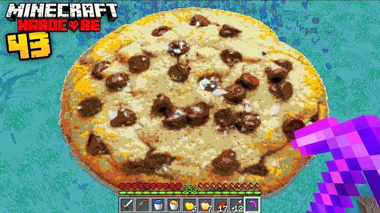 I Built the World's Largest Cookie in Minecraft Hardcore