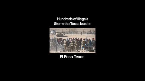 🙈 NOTHING TO SEE HERE! 🤫 Don’t look at the hundreds of illegal immigrants storming the border…