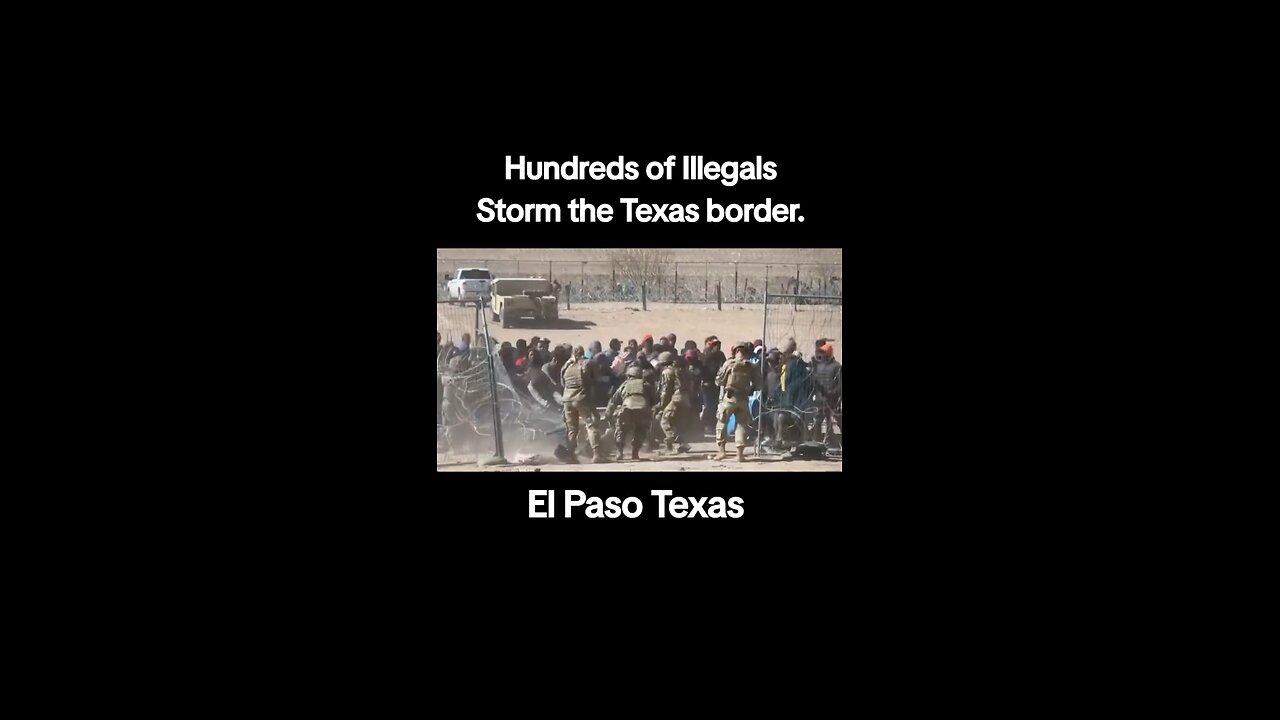 🙈 NOTHING TO SEE HERE! 🤫 Don’t look at the hundreds of illegal immigrants storming the border…