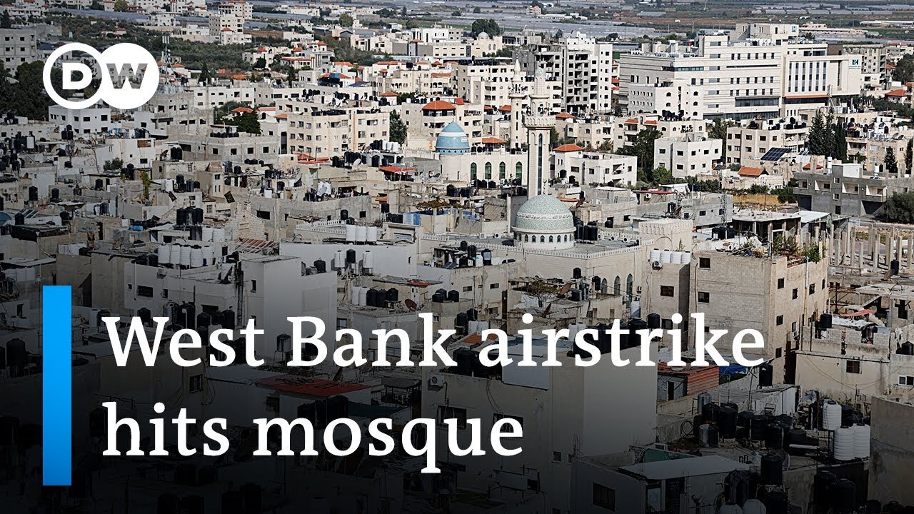 Israeli airstrike hits mosque compound in West Bank refugee camp