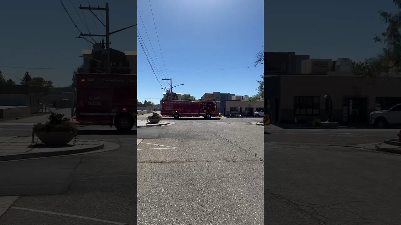 Loveland Heavy Rescue taking in a box #fire #colorado #loveland #1075