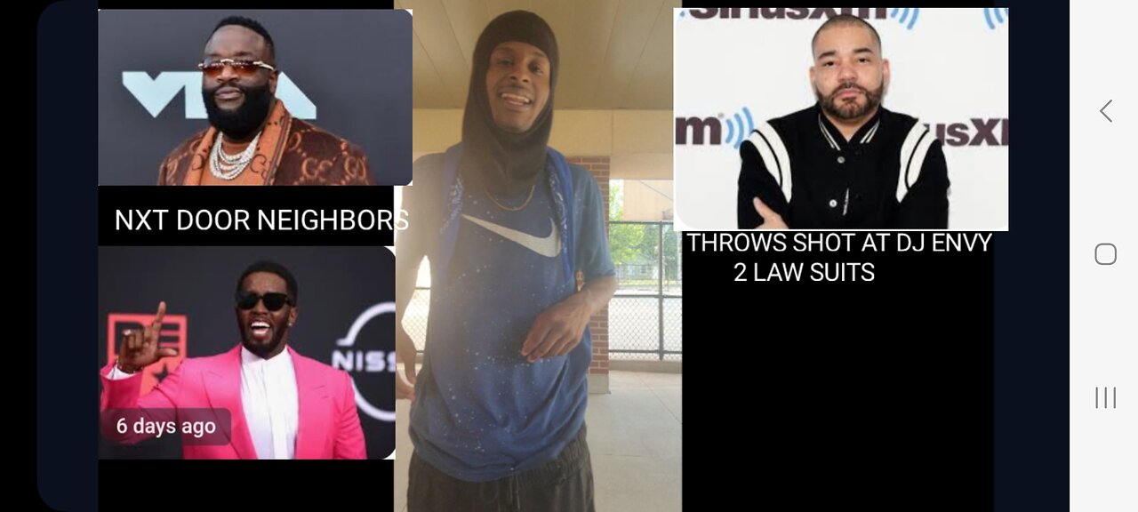 RICK ROSS MOVES RITE BESIDE DIDDY AN HE SAYS NO MORE PARTIES😳AN THROWS SHOT A DH ENVY 2 LAW SUITS💪🏾💯