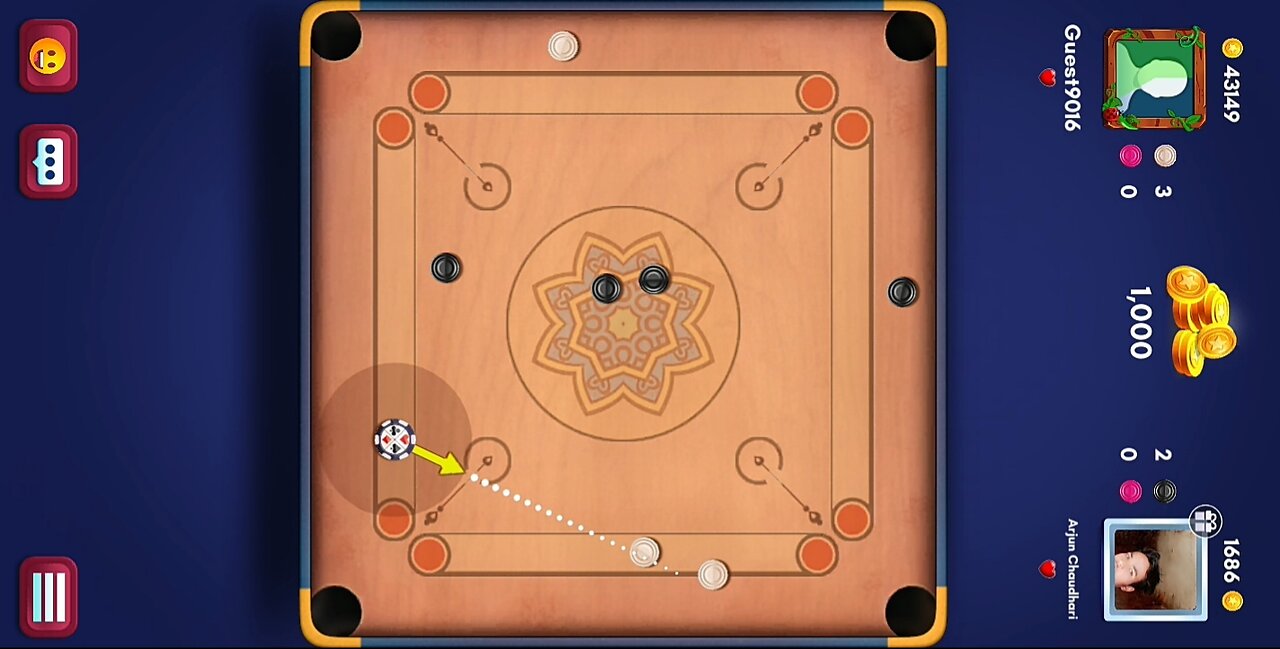 Carrom King 3 | How to play carrom King| beginner shots