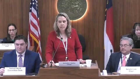 NC Senator Galey S631 Fairness In Women's Sports | Brief Remarks #ncpol