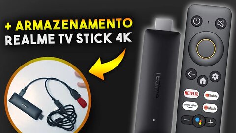 Como AUMENTAR O ARMAZENAMENTO INTERNO do REALME Google TV STICK 4K