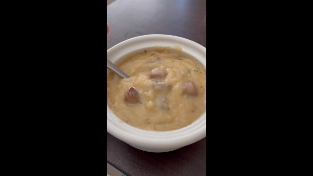 Homemade Cajun Soup #CajunSoup #FoodPorn #FYP #Lunch #mywalksinparadise #AndouilleSausage