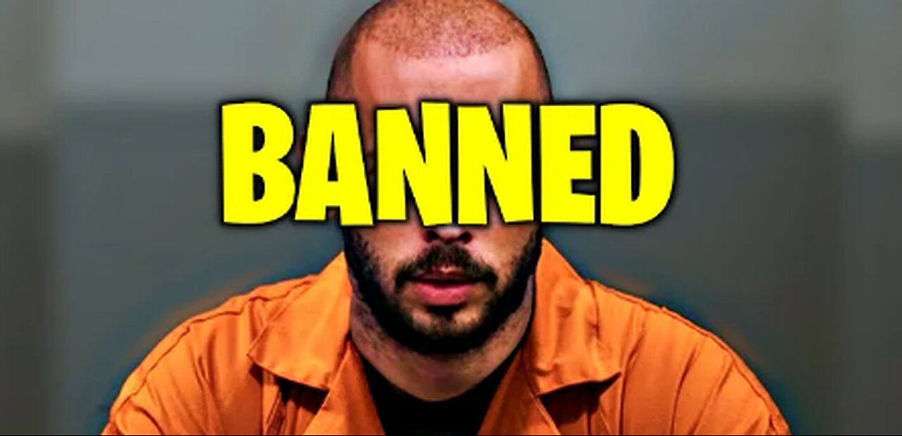 Andrew Tate BANNED From YouTube *WARNING*
