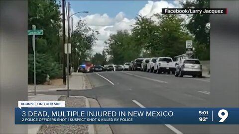3 dead, 2 officers wounded in New Mexico shooting